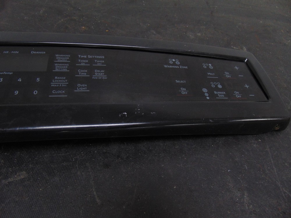 GE Range PB920DT1BB Control Panel Assembly WB27T11390