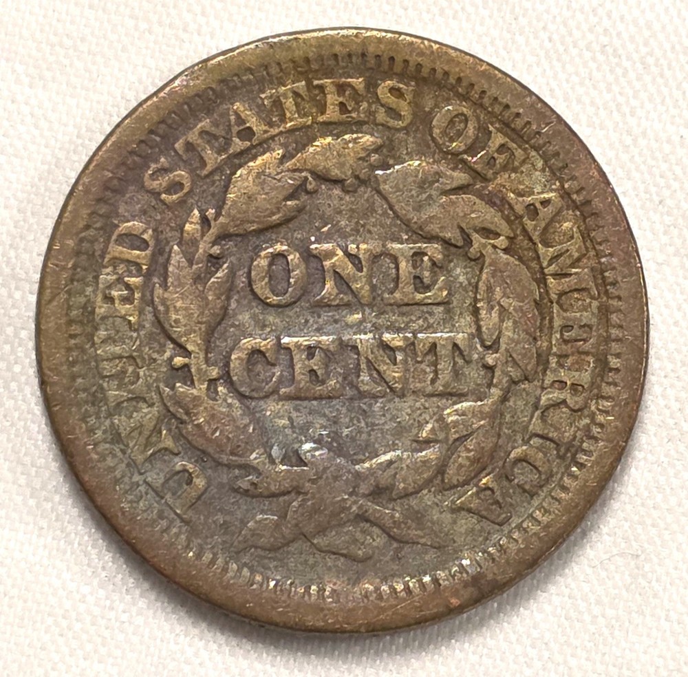 1848 Braided Hair Large Cent