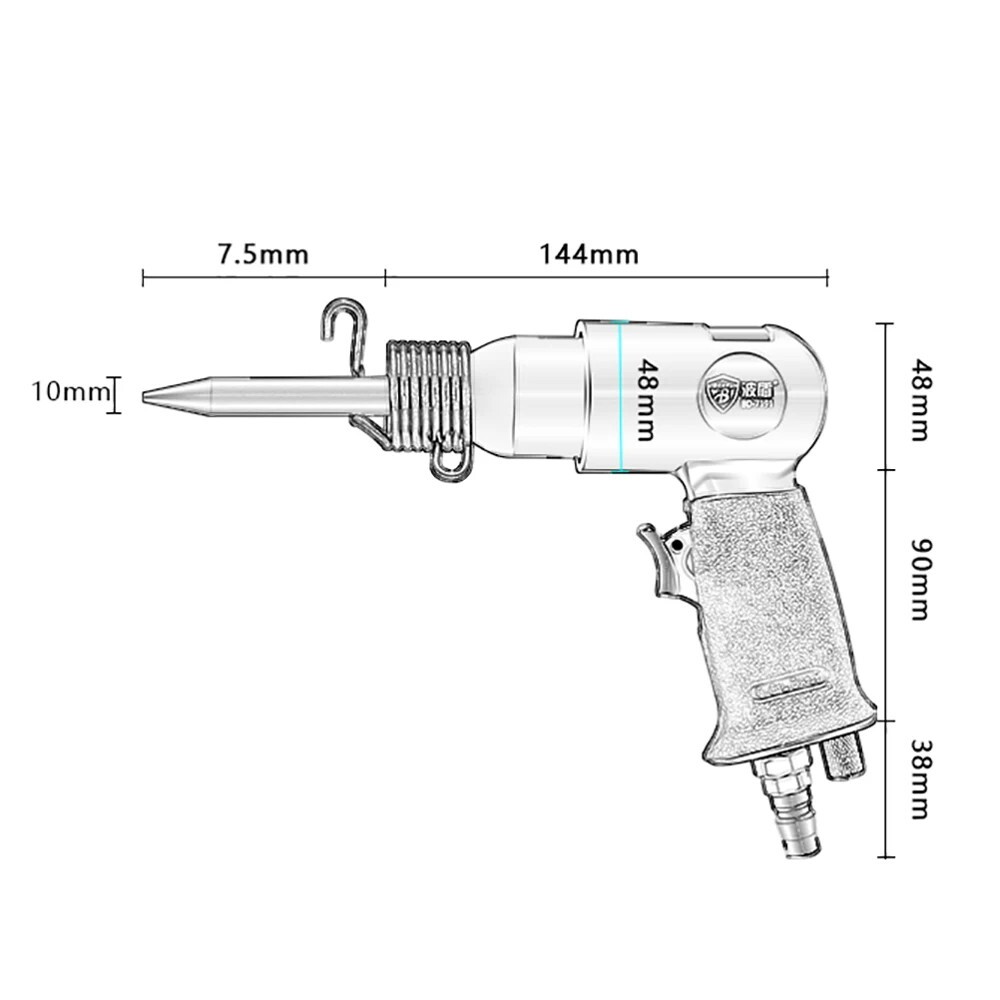 Industrial Hammer Powerful Handle Type Chisel Pneumatic Hammer Shovels