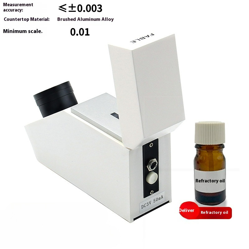 Jewelry Refractometer Gemstone Refractive Index Tester Identification Instrument