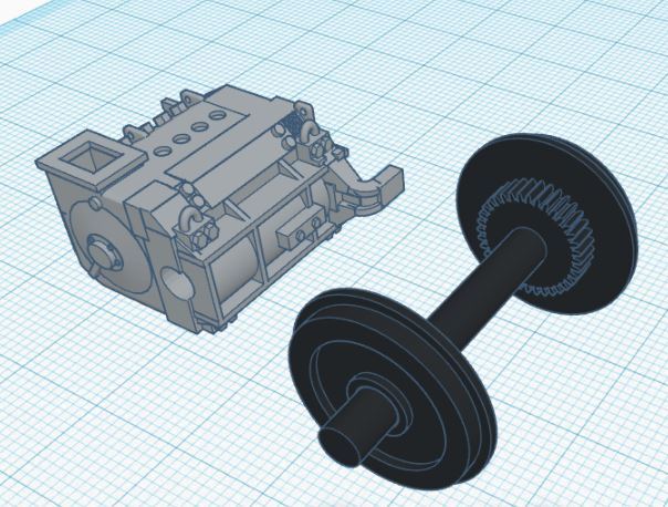 HO scale Traction Power Unit