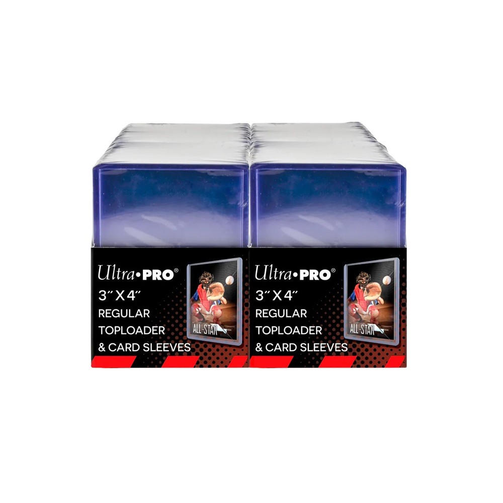 3" x 4" Clear Regular Toploaders and Soft Sleeves Bundle (200 count)