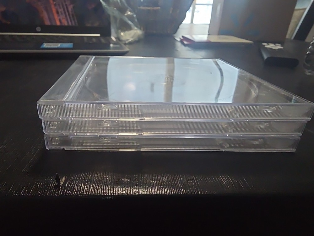 blank cd jewel cases Clear (3 Pack)