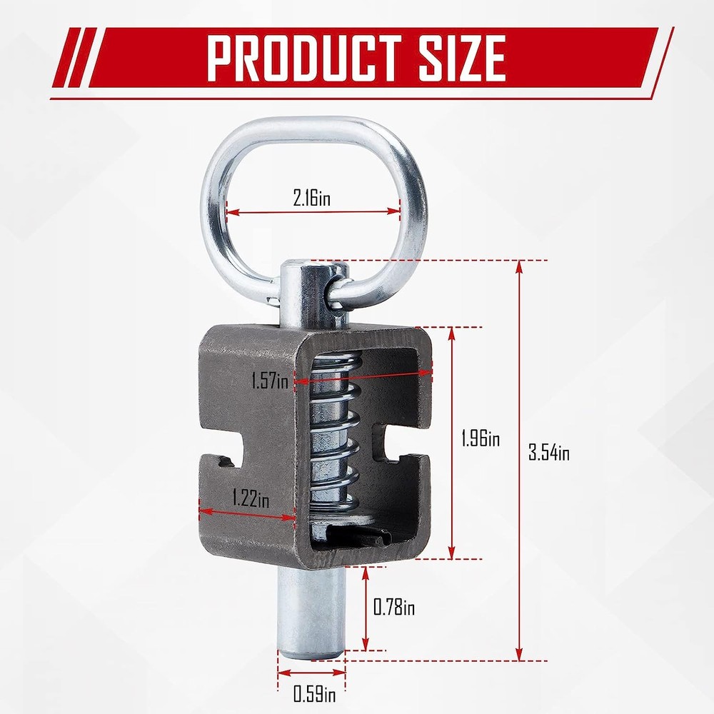 2Pack Spring Latch Lock, Weld-On Spring Latch Assembly, Trailer Gate Latch New