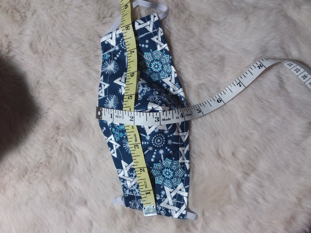 Hanukkah Cotton Face Mask Small