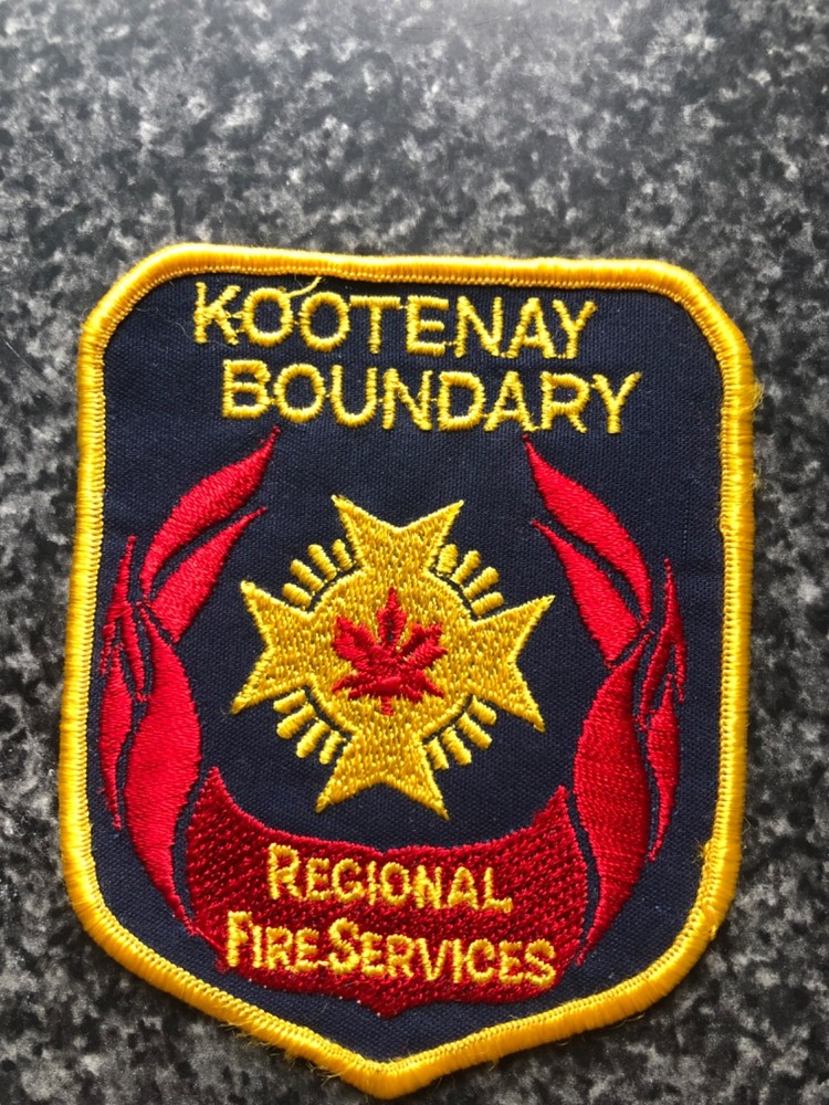Fire Department Patch - Kootenay Boundary Regional Fire Service