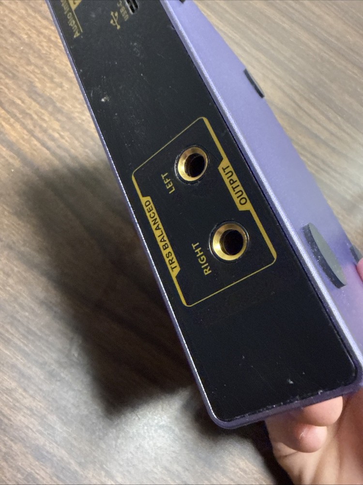 Ueteto Like Focusrite 2i2 Purple 2-Channel USB Audio Interface