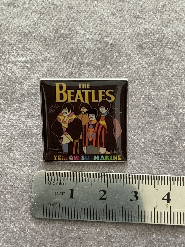 The Beatles Yellow Submarine Large square pin