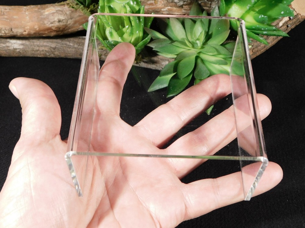 Display Stand Riser Type Clear Lucite Medium Size Short