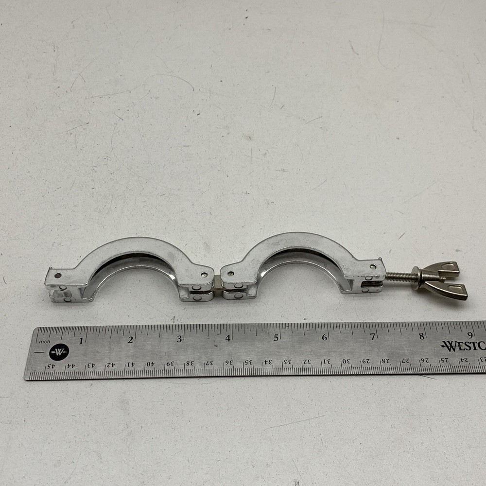 (3-Pack) Dual Hinge Sanitary Tri Clamp Fitting 2"