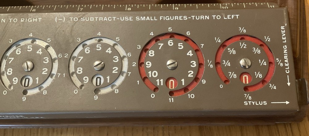 Model C ADDOMETER Portable Adding Machine with Stylus & Platform