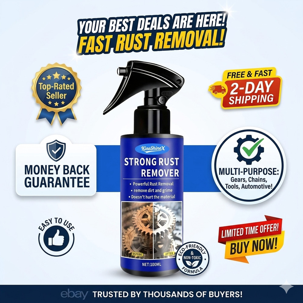 MULTI-Purpose Car Rust Removal Spray Rust Remover Rust Inhibitor Derusting Spray