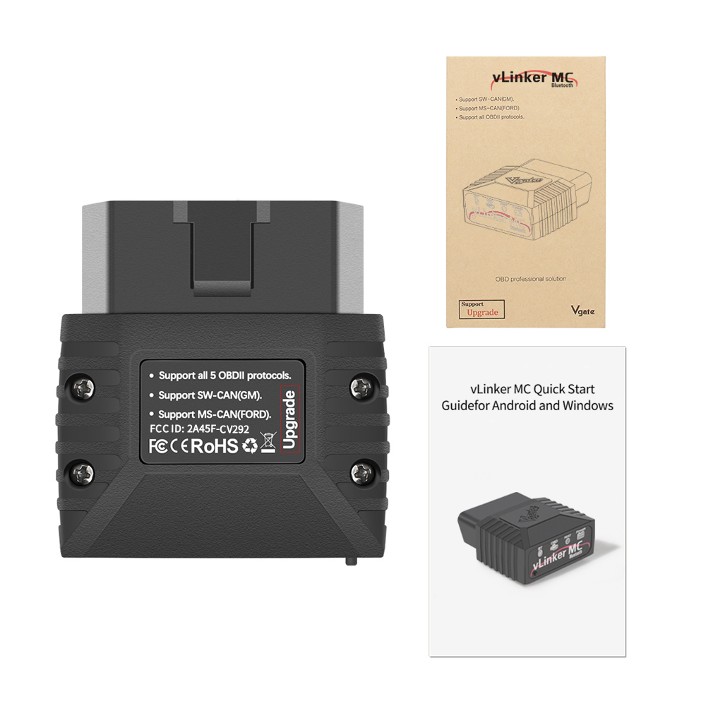 Vgate vLinker MC Bluetooth OBD2 Diagnostic Scanner Tool for Android & Windows
