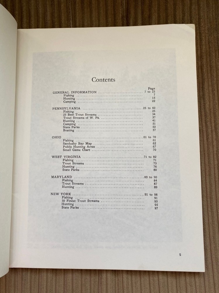 1961 Pennsylvania Hunter Safety Program & Outdoors Guide hunters training book