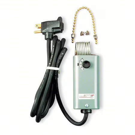 Johnson Controls A19bag-1E Portable Heating Thermostat, Open On Rise, Spst,