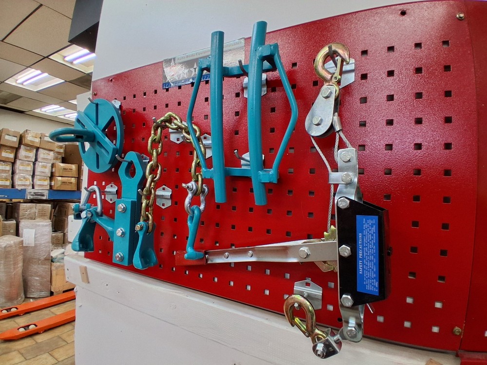 Set# 96 -6 pieces AUTO BODY FRAME MACHINE PULLING TOOLS & CLAMPS VALUE SET