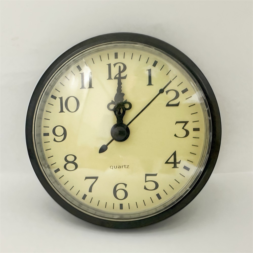 Silent Movement Quartz Clock Insert with Arabic Numbers for DIY Crafting