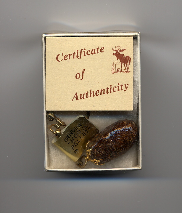 Moose Pellet Keychain        moose poop        moose nugget       keychain