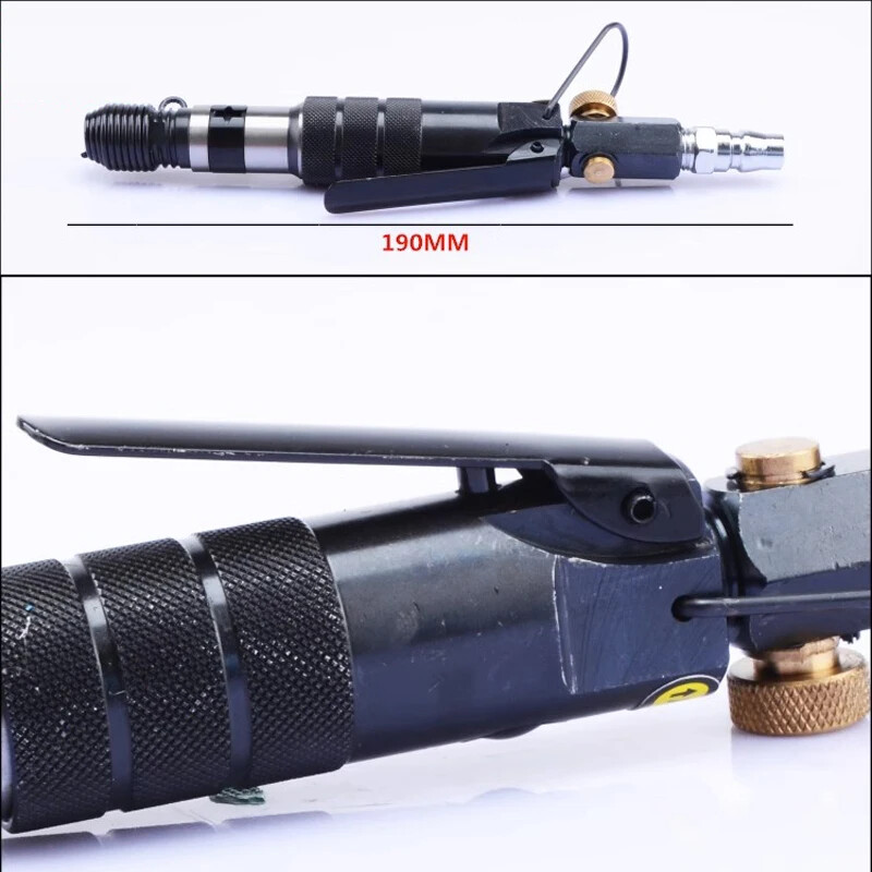 Pneumatic Straight Riveter Air Riveting Tool Aluminum Nameplate Solid Semi