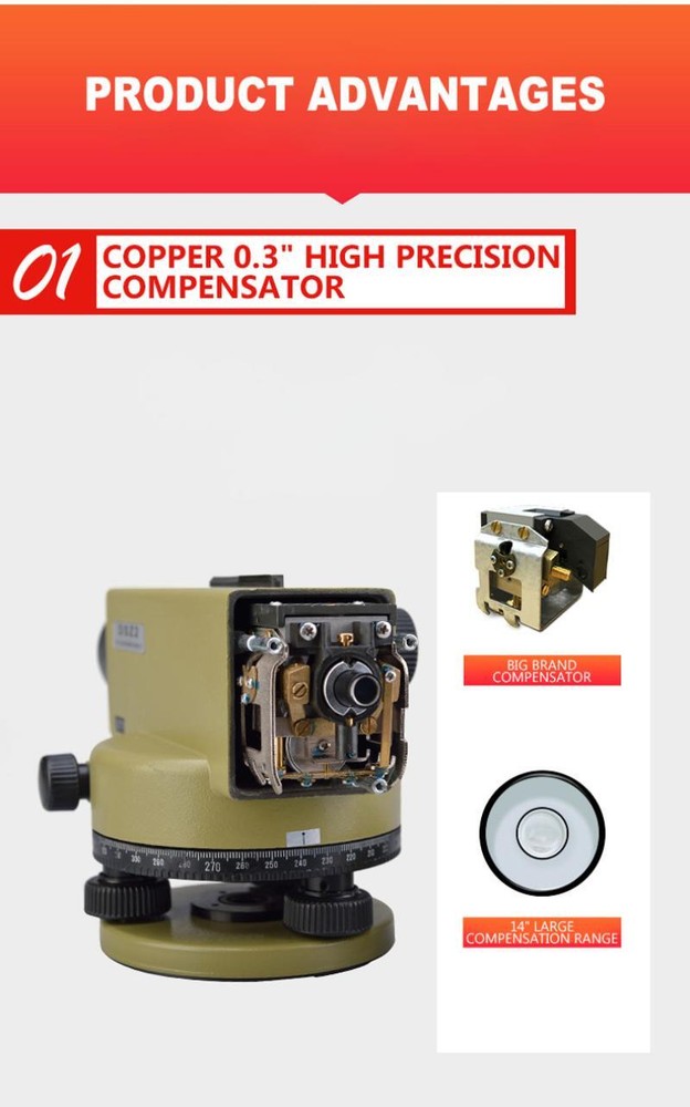 Leveling High-precision engineering measuring instrument 30 times automatic mapp