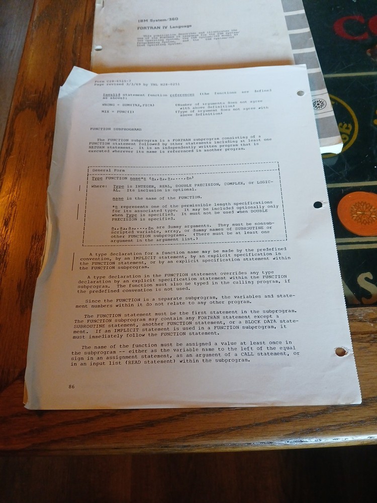 1968 IBM System 360 Reference Library & 1969 Technical Newsletter