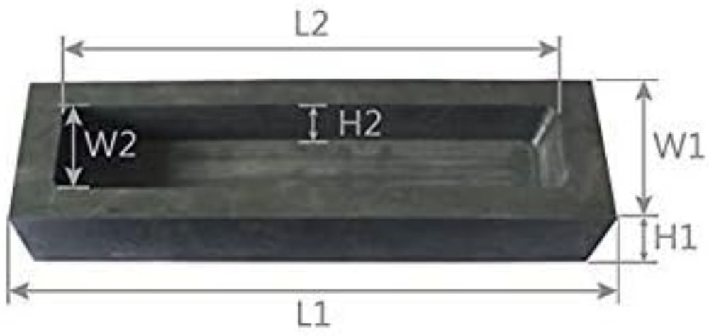 Versatile 500g Graphite Crucible for Melting & Refining Non-Ferrous Metals