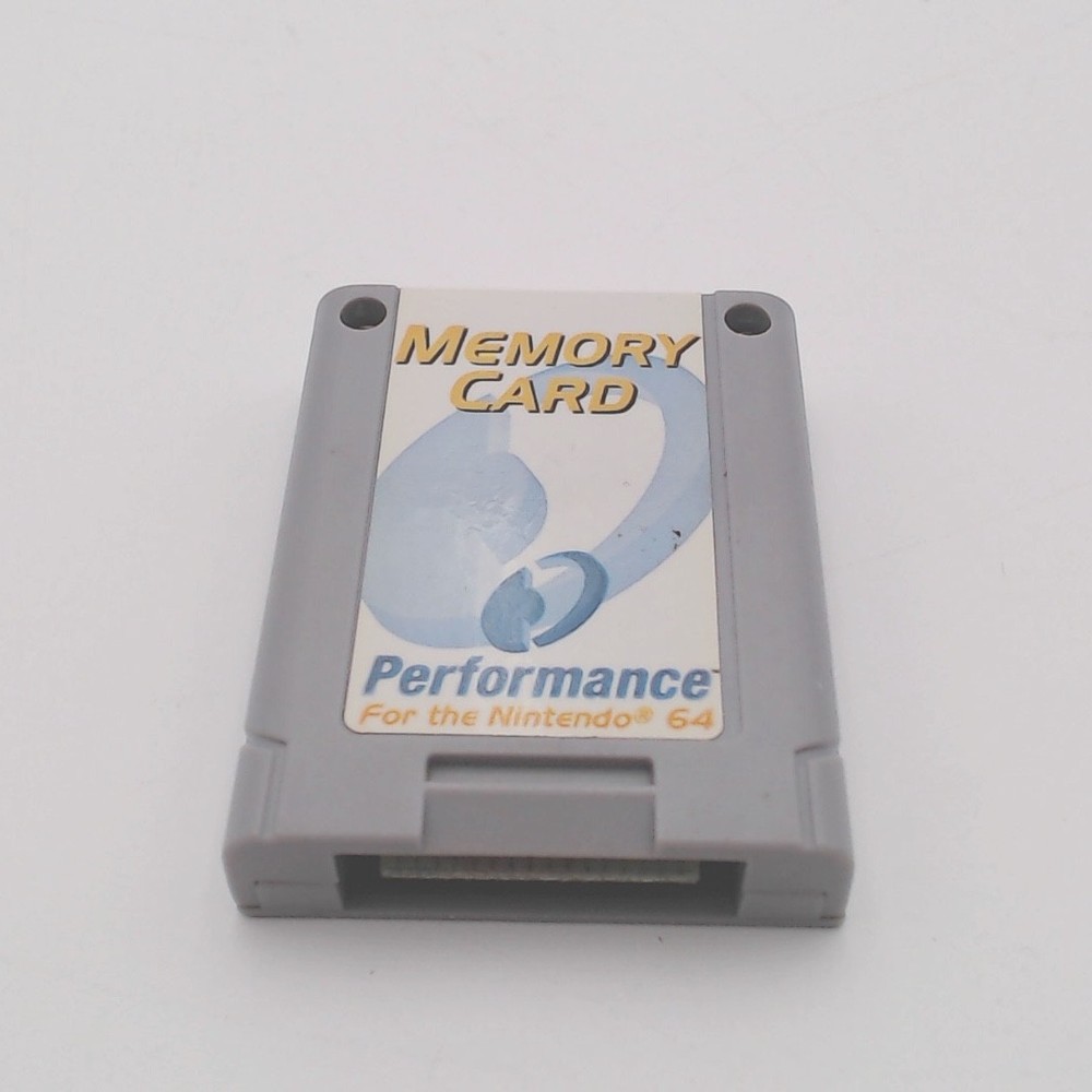 Performance Memory Card - Item Only - Very Good Condition - Tested - N64