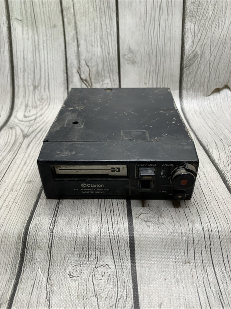 Vintage Clarion Fast Forward And Auto Eject Cassette Stereo UNTESTED