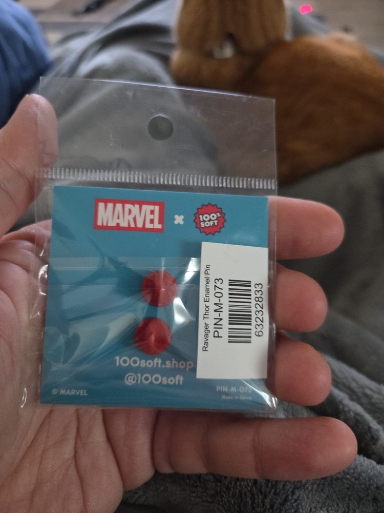 Marvel Studios Thor Love & Thunder Ravager Thor 100% Soft Enamel Pin New