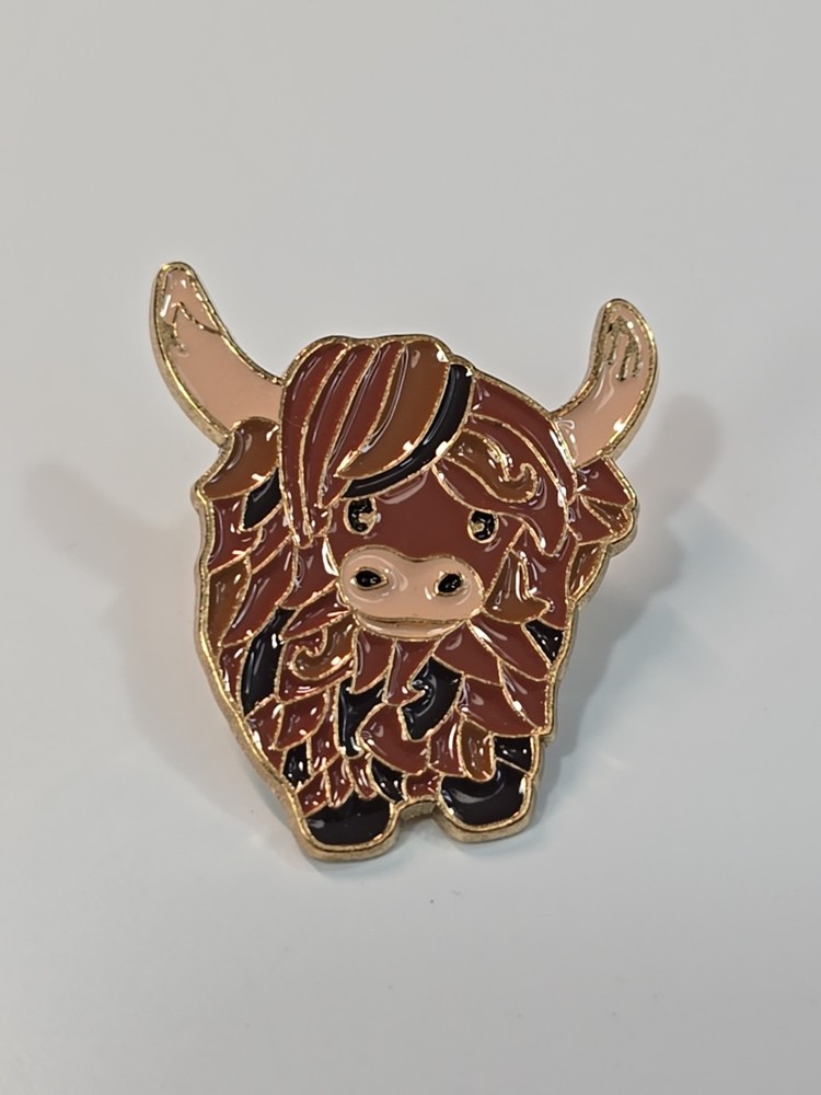 Highland Cow Lapel Pin *
