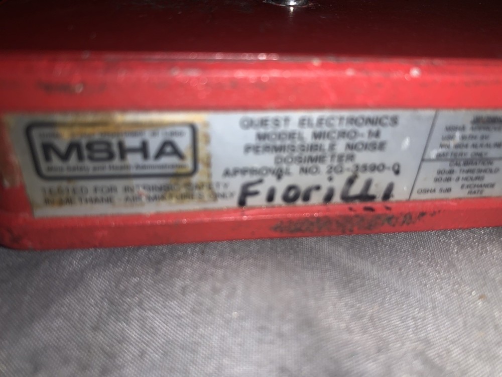 Quest Electronics Model Micro-14 Noise Dosimeter