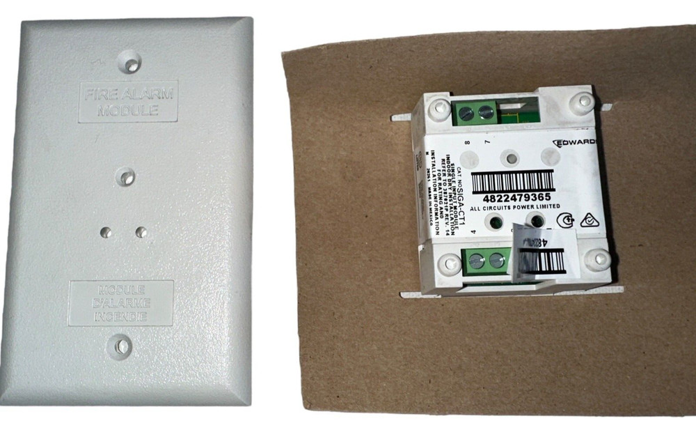 Edwards SIGA-CT1 Fire Alarm System Input Module Single Signaling Device