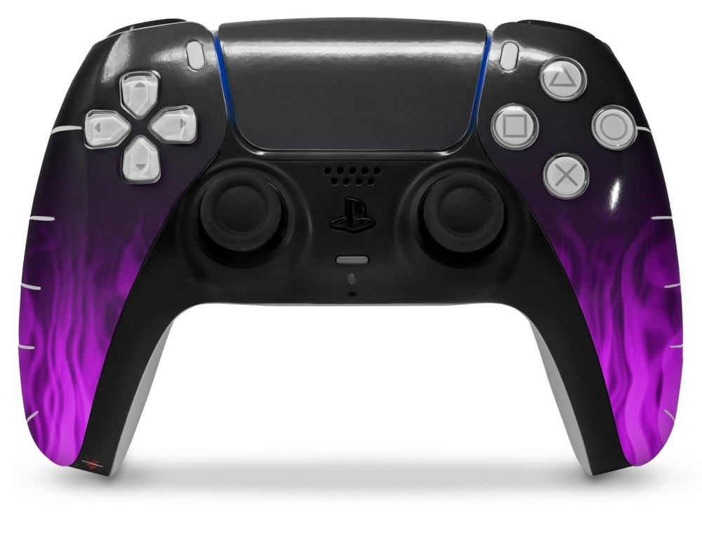Skin Sony PS5 Controller Fire Purple