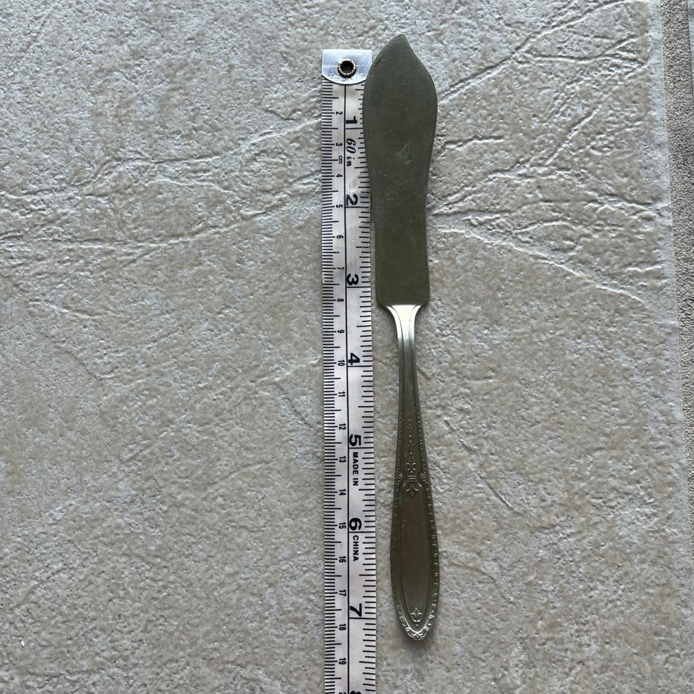 National Silver Co. S.E.B Isabella Pattern Silverplate Butter Spreader