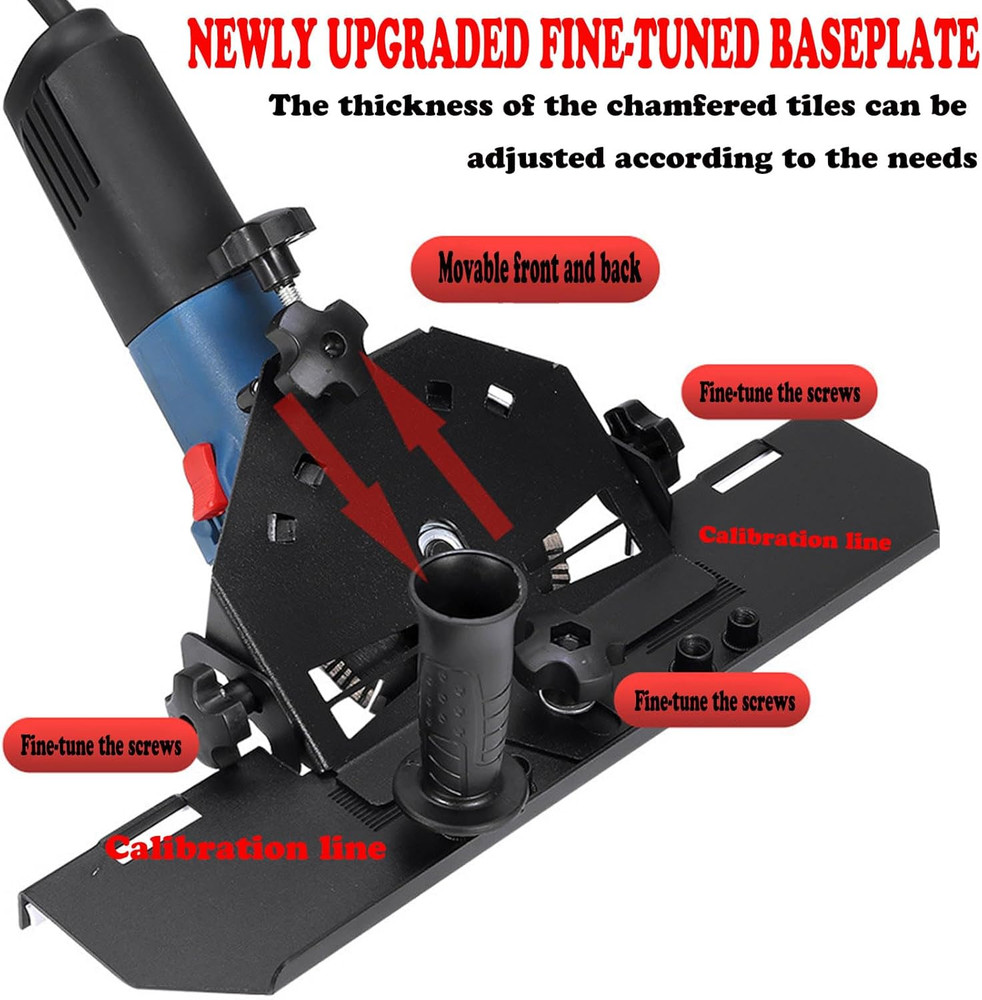 45 Degree Tile Chamfering Tool, Angle Grinder Tool for Tile Chamfering, Tile Cut