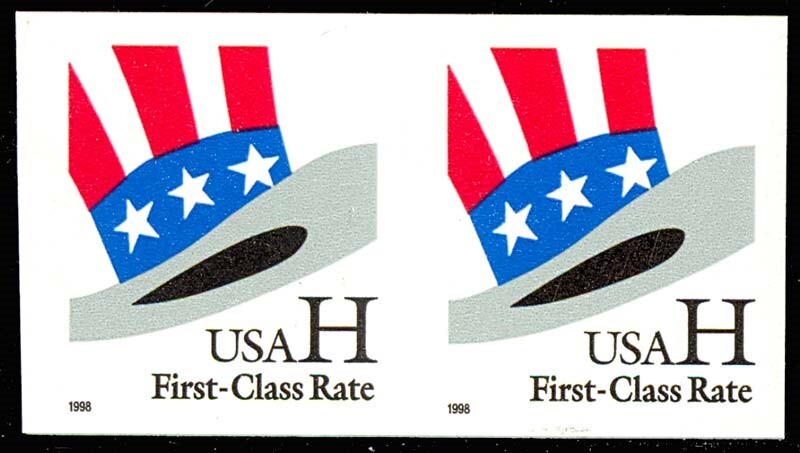 3265a, Mint VF NH 33¢ Imperforate Coil Pair Error - Stuart Katz