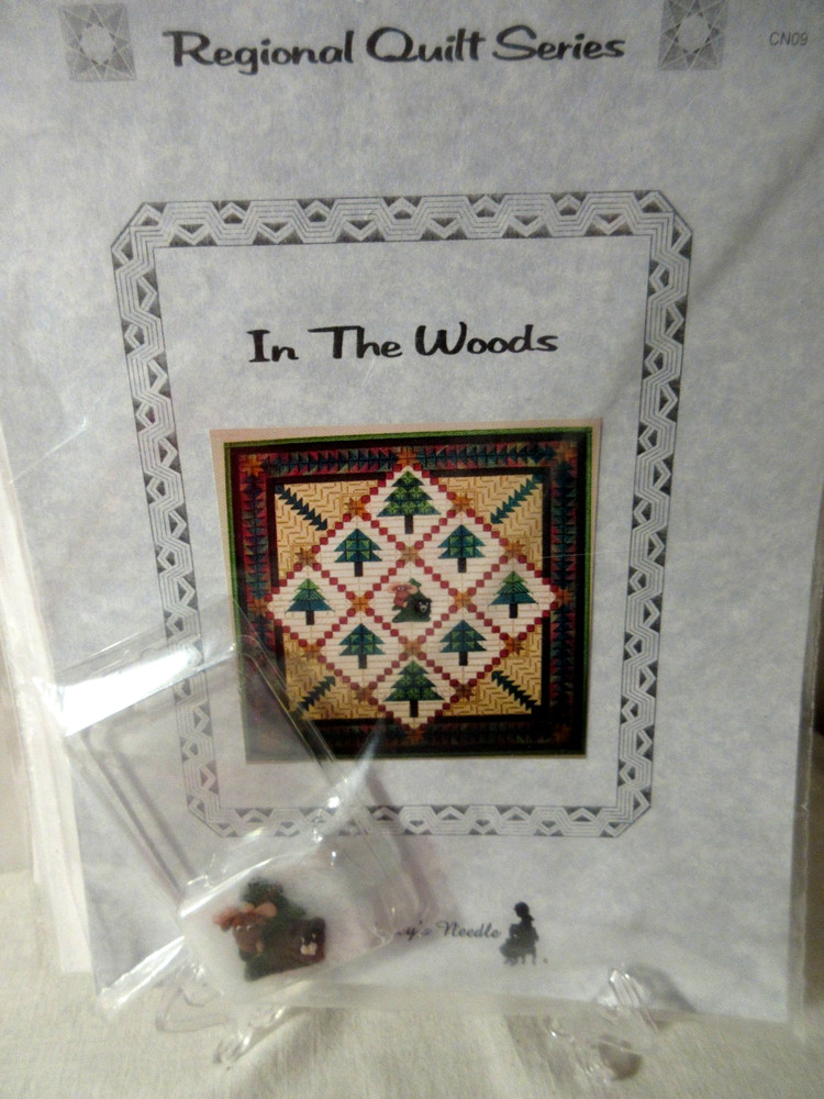 Nancy's Needle IN THE WOODS Counted Thread Pattern w/ Button