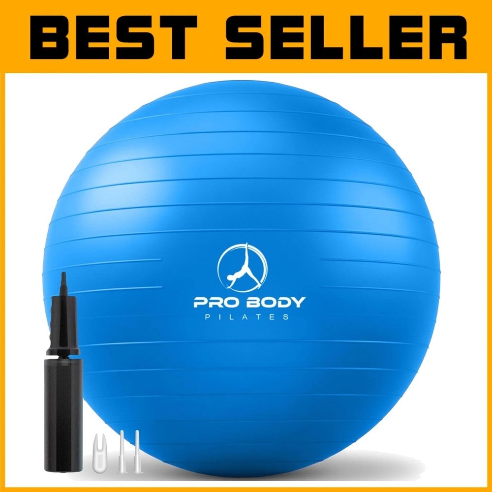 Anti Burst Exercise Ball 85cm - Blue/-