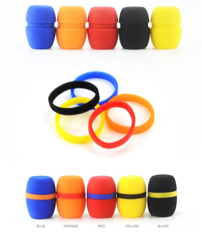 5 Pack Thick Cover Windscreen for Sennheiser G4 Handheld Microphone Transmitter