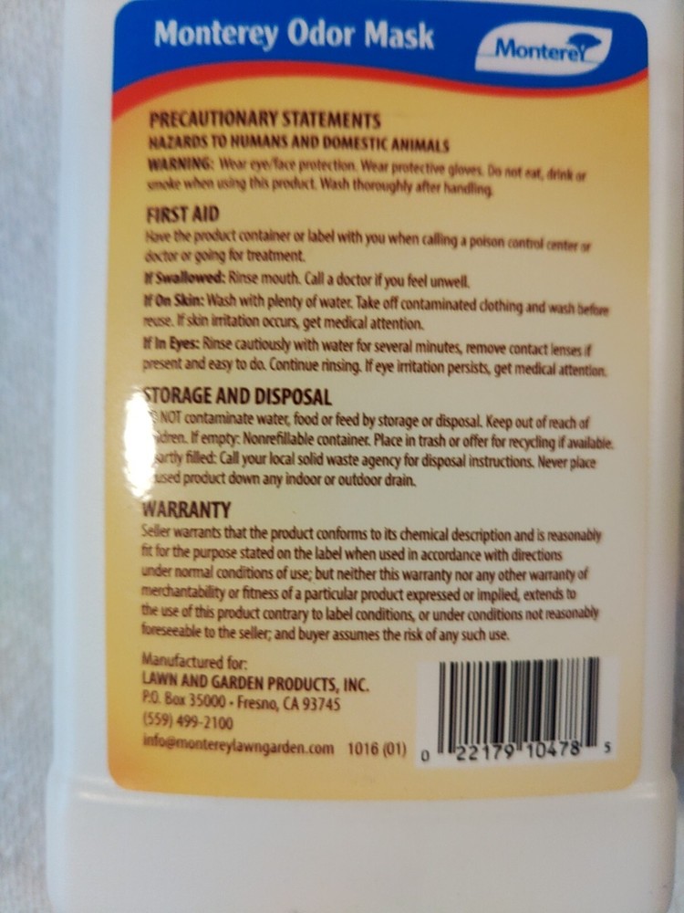 Monterey Odor Mask Concentrate