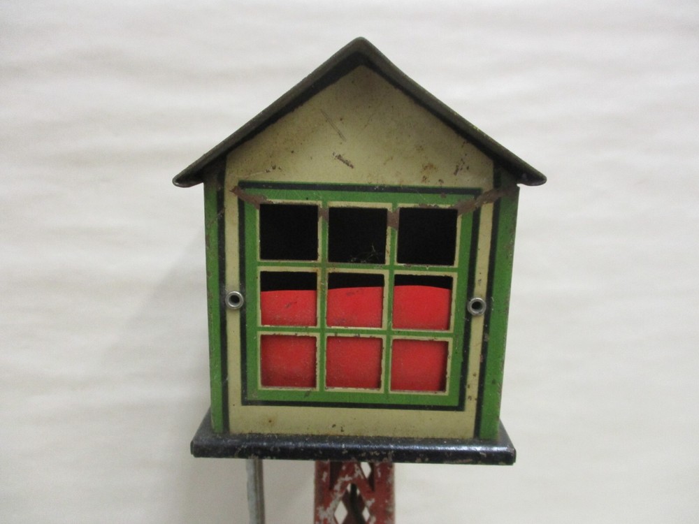 Vintage Marx #413 O Scale Lighted Switchman Yard Tower for Model Train Set
