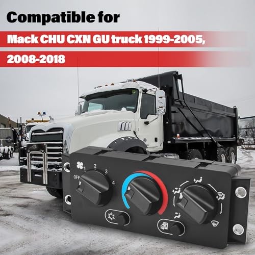 Climate Control Module Air Conditioner Control Panel Compatible with Mack