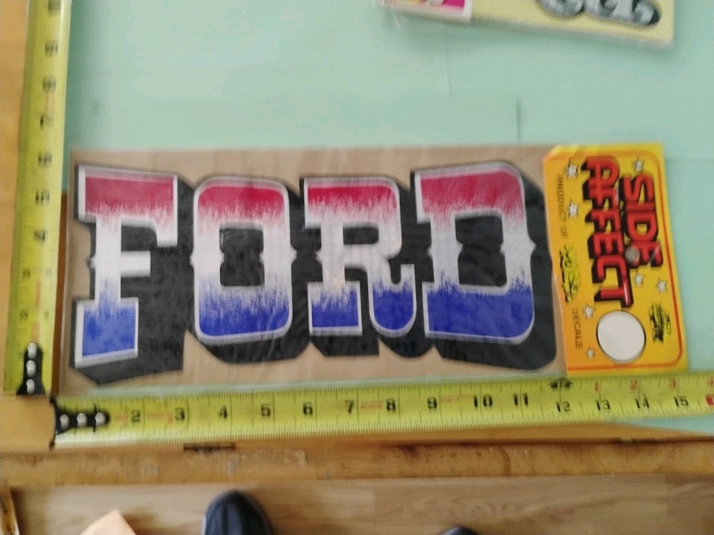 Ford Prismatic Red White And Blue Decal