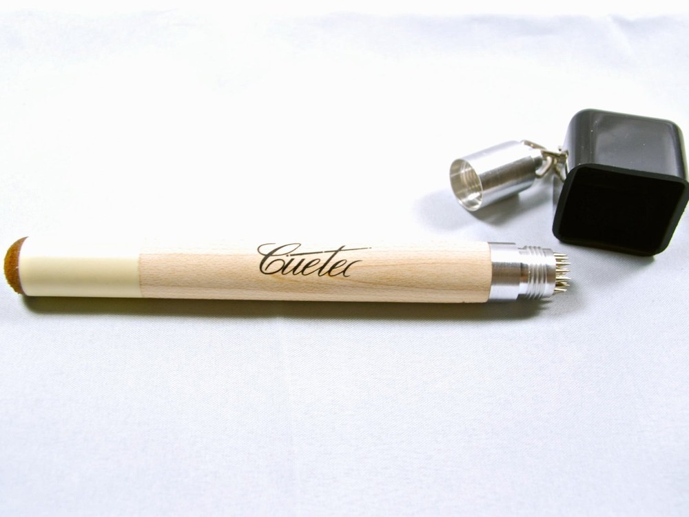 CUETEC BOWTIE + PREP TOOL Billiard Pool Cue Stick Tip Chalk Holder Table COMBO