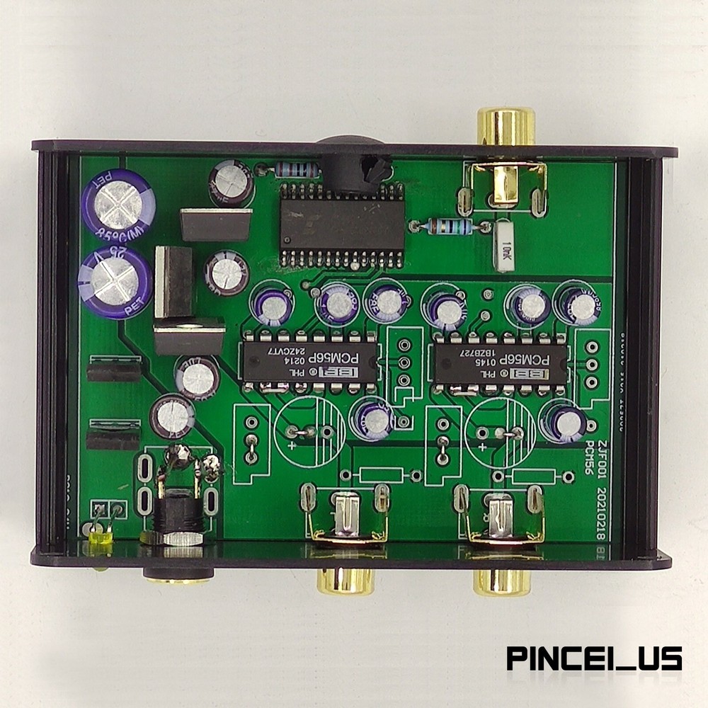 Hifi PCM56 DAC Premium Audio Decoder Machine Assembled DC 18-24V Powered pe66