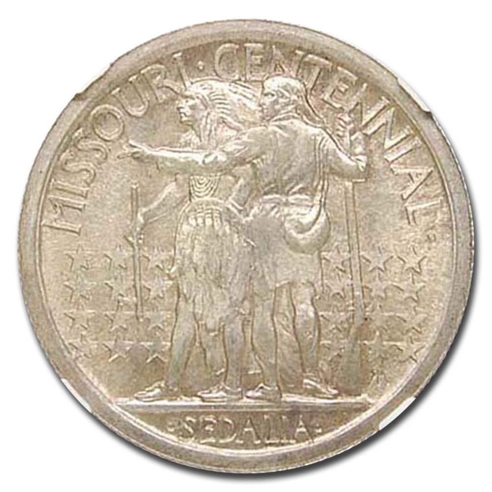 1921 Missouri Centennial Half Dollar Commem MS-65+ NGC