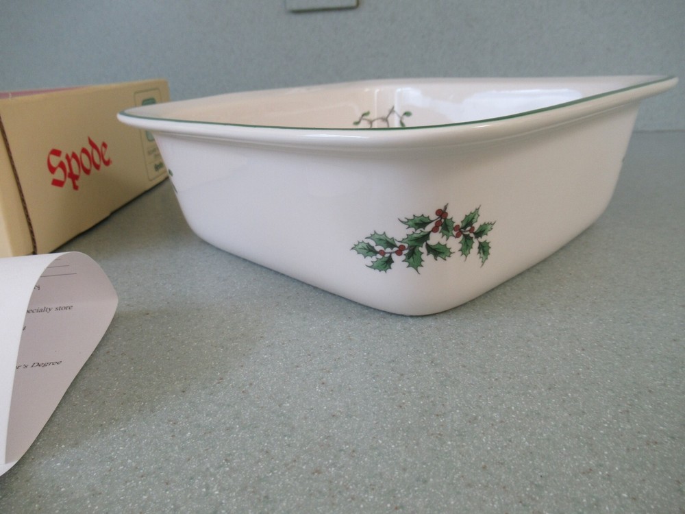 Spode Christmas design Square Rim Dish