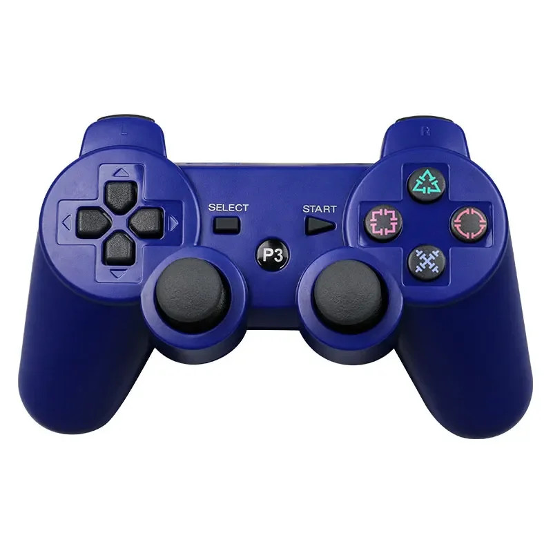 For PS3 Wireless Bluetooth Game Controller With Dual Vibration Six Axis Support