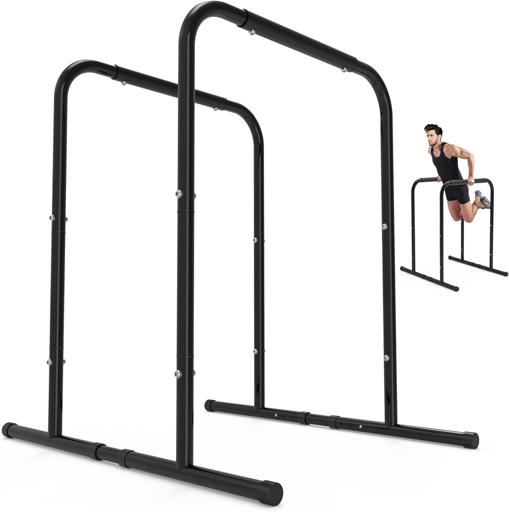 Pull Up Dip Station – Adjustable, Compact Upper-Body Strength Training for Home