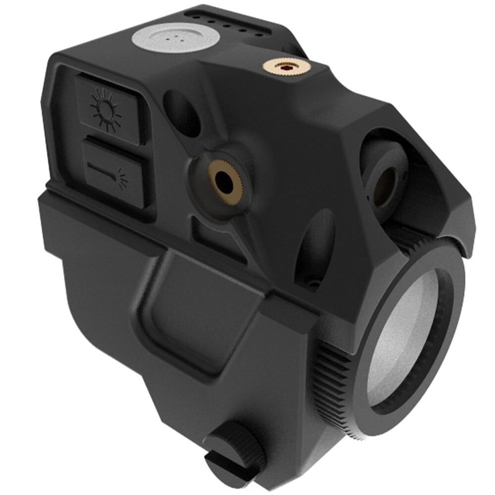 Laspur Compact Green/Red Laser Sight Flashlight Light Combo Rechargeable Battery